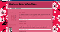 Desktop Screenshot of mslauracarter.blogspot.com