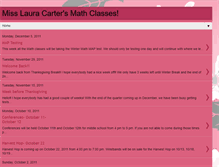 Tablet Screenshot of mslauracarter.blogspot.com