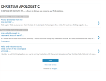 Tablet Screenshot of christianapologetic.blogspot.com