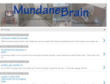 Tablet Screenshot of mundanebrain.blogspot.com