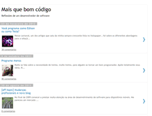 Tablet Screenshot of maisquebomcodigo.blogspot.com