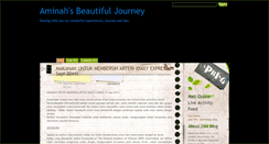 Desktop Screenshot of aminahsbeautifuljourney.blogspot.com