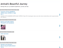 Tablet Screenshot of aminahsbeautifuljourney.blogspot.com