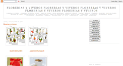 Desktop Screenshot of floreriasyviveros.blogspot.com