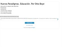 Tablet Screenshot of nuevosparadigmas-edu.blogspot.com