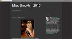 Desktop Screenshot of missbrooklyn2010.blogspot.com