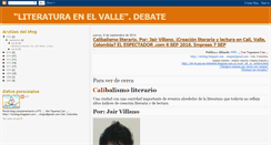 Desktop Screenshot of literaturaenelvalle.blogspot.com