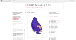 Desktop Screenshot of joonistajad.blogspot.com