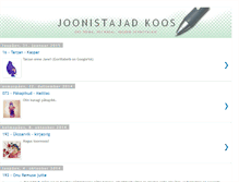 Tablet Screenshot of joonistajad.blogspot.com