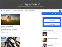 Tablet Screenshot of diggingtheword.blogspot.com