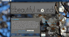 Desktop Screenshot of beautifulwounds.blogspot.com