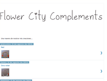 Tablet Screenshot of flowercitycomplements.blogspot.com