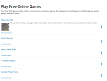 Tablet Screenshot of playfreeonline-games.blogspot.com