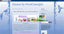 Desktop Screenshot of favemuse.blogspot.com