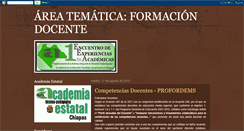 Desktop Screenshot of dgetachiapasformaciondocente.blogspot.com