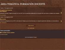 Tablet Screenshot of dgetachiapasformaciondocente.blogspot.com