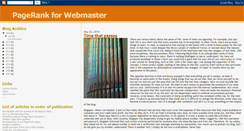 Desktop Screenshot of pr4webmaster.blogspot.com