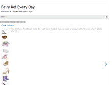 Tablet Screenshot of fairykei.blogspot.com