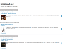 Tablet Screenshot of bassoonblog.blogspot.com