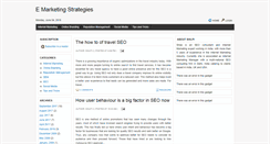 Desktop Screenshot of e-marketing-strategies.blogspot.com
