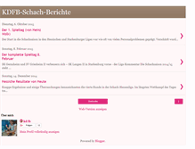 Tablet Screenshot of kdfb-schach-berichte.blogspot.com