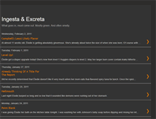 Tablet Screenshot of ingestaexcreta.blogspot.com