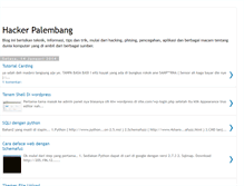 Tablet Screenshot of hecker-palembang.blogspot.com