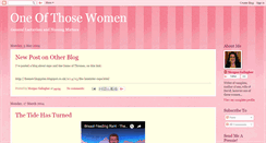 Desktop Screenshot of one-of-those-women.blogspot.com