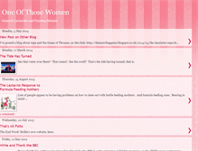 Tablet Screenshot of one-of-those-women.blogspot.com