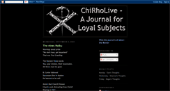 Desktop Screenshot of chirholive.blogspot.com