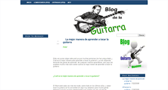 Desktop Screenshot of blogdelaguitarra.blogspot.com