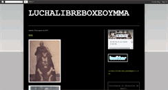 Desktop Screenshot of luchalibreboxeoymma.blogspot.com