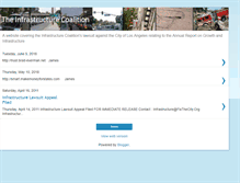 Tablet Screenshot of infrastructurecoalition.blogspot.com