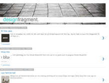 Tablet Screenshot of designfragment.blogspot.com