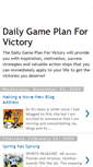 Mobile Screenshot of gameplanforvictory.blogspot.com