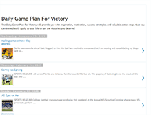 Tablet Screenshot of gameplanforvictory.blogspot.com