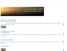 Tablet Screenshot of dubaidreamz.blogspot.com