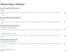 Tablet Screenshot of dianasmanylifetimes.blogspot.com