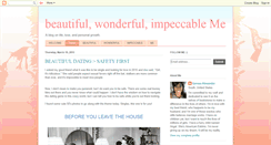 Desktop Screenshot of beautifulwonderfulimpeccableme.blogspot.com