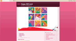 Desktop Screenshot of happygiftland.blogspot.com