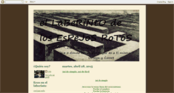 Desktop Screenshot of laberintodeespejosrotos.blogspot.com