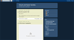 Desktop Screenshot of chuckandkyser.blogspot.com