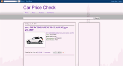 Desktop Screenshot of carpricecheck.blogspot.com