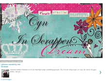 Tablet Screenshot of cyninscrappen.blogspot.com