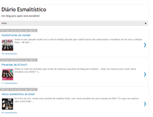 Tablet Screenshot of diarioesmaltistico.blogspot.com