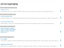 Tablet Screenshot of jensscrappinglog.blogspot.com
