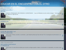 Tablet Screenshot of noeproneducarenelencuentroconelotro.blogspot.com