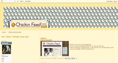 Desktop Screenshot of chickinfeed.blogspot.com