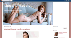 Desktop Screenshot of lingeriemodel.blogspot.com