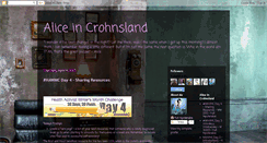 Desktop Screenshot of aliceincrohnsland.blogspot.com